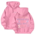 thumbnail image 3 of LEKDFST Oversized Hoodies for Women Christian Graphic Cute Hoodie Religious Inspirational Sweatshirt Casual Long Sleeve Fall Quarter Zip Pullover Tops Pink S, 3 of 5