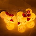 thumbnail image 4 of Hwkond Ourdoor Christmas Lights Christmas LED String Lights Snowman Indoor Outdoor Party Tree Decor on Clearance, 4 of 7