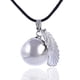 thumbnail image 2 of Collar con colgante Retro estético para esposa e hija, Gargantilla bonita, joyería de aniversario de cumpleaños, accesorios de regalo Ropa, zapatos y accesorios Miscelánea  Silbernes Baumwollseil Qarigey AP010443-02, 2 of 6