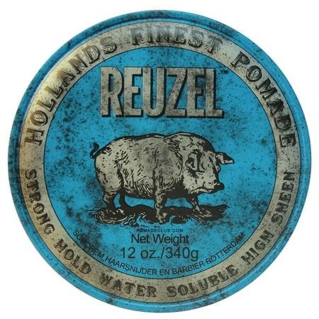 Reuzel hair pomade, blue grease extra strong hold water soluble, 12 (Best Water Soluble Pomade)