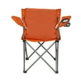 thumbnail image 5 of Ozark Trail Quad Folding Camp Chair with Cup Holder, Bright Orange, 5 of 6