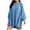 Light Blue, variant on qolati Women's Casual Sweatshirt Dress 2023 Trendy Puffy Long Sleeve Pullover Tops Mini Skirts Lightweight Loose Crewneck Pleated A Line T Shirts Dresses