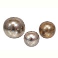 thumbnail image 2 of A&B Home Textured Aluminum Deco Balls - Set of 3 - Bronze/Gold/Silver, 2 of 4