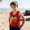 Red, variant on Eltusu Boys Tank Tops, Crew Neck Cotton Funny Sleeveless Beach Shirts Red Size 10-12 T