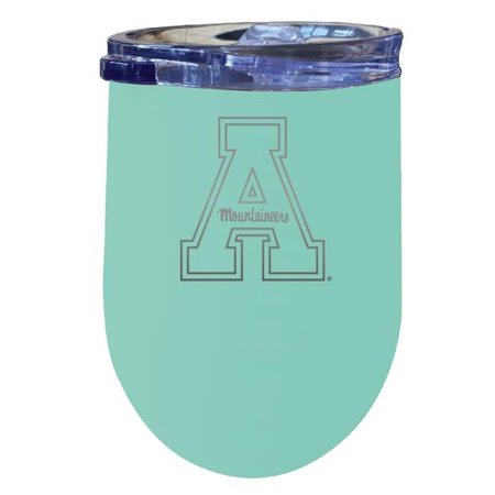 

R & R Imports ITWE-C-APS20S Appalachian State 12 oz Insulated Wine Stainless Steel Tumbler Seafoam