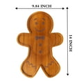 thumbnail image 5 of Holiday Time Acacia Wood Gingerbread Man Board, 14 x 9.84 x 0.78 in, Kitchen Serving Board, 5 of 6