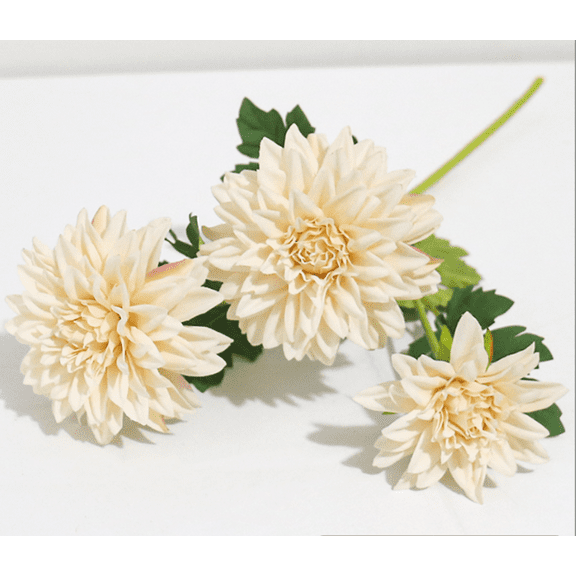 Zhuge 3pcs Lilies Artificial Flowers, Fake flowers, Flores Artificiales Para, Wedding Decor, Champagne