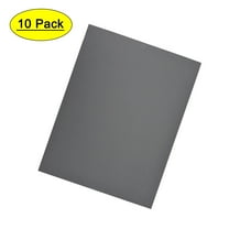 Uxcell 2000 Grit Waterproof Sandpaper Wet Dry Sand Paper Silicone Grey 10 pcs