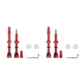 thumbnail image 4 of Youkk Lot de 2 Valve de Vélo Embout en Alliage Pièces de Pneu Tubeless Outils de Roue de Remplacement avec Clé Hexagonale Rouge 2Ensemble, 4 of 6
