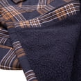 thumbnail image 4 of Visive By Walnut Creek Lined Flannel Sherpa Jacket for Men Thick Fleece Heavy Zip Up Hoodies Big and Tall Plaid Quilted Mens Flannel Jackets, 4 of 6