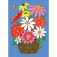 thumbnail image 1 of Drapeau de Panier de Fleurs, Grand, 1 of 1
