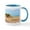 White/Blue Inside, variant on CafePress - Outer Banks Dune, NC Mugs - 11 oz Ceramic Mug - Novelty Coffee Tea Cup