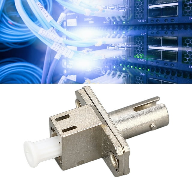 Female Fiber Optical Coupler, ST To LC Fiber Optic Connector Firm Connection Low Loss For