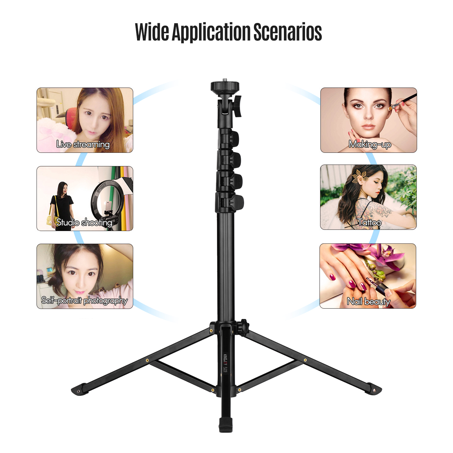 Tripod,Live Video Alloy Inch Screw Mount Video Mobile Live Alloy Material 1/4 Video Alloy Material Camera Video Max. Fl019 Video Mobile 1/4 Inch Screw Video Max. Load Screw Mount Camera Bortt