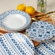 thumbnail image 5 of Vajilla de Porcelana con Vaso Crown Baccara 16 piezas para 4 personas - Tribalblue, 5 of 5