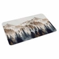 thumbnail image 2 of Tan Trees Forest Door Mat&nbsp;Indoor Outdoor Entrance, Non Slip Small Rug for Kitchen Bathroom Entryway Rug, Mountain Woods Natural Scenery Washable Doormat Floor Mat for Office 16x24 Inch, 2 of 8