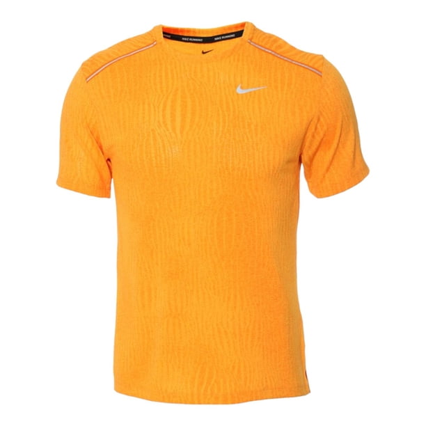 Playera Nike Hombre Dry Miller Jacquard FF Naranja CJ5342812