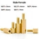 thumbnail image 3 of M2 M2.5 M3 M4 M5 Hexagonal Copper Standoff for PCB Circuit Boards and Computer Motherboards Threaded Support Pillars Screw Bolt, 3 of 5