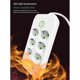 thumbnail image 2 of Multi Tap Socket 6AC AC100-250V Outlets Extension Cable 2500W Power Outlet Electrical Receptacle with EU Plug for Home, 2 of 5