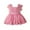 Pink, variant on LYMAYTER Newborn Girls Dresses for Baby 6M-6T Summer Infant Sleeveless Tutu Party Flower Girl Dresses Wedding Party Dresses
