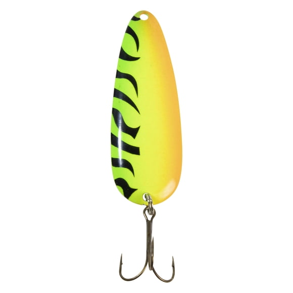 Cuillère à appât Lucky Strike Baitworks Devil Bait - 2,5", 2/5oz, Fire Tiger - 1 paquet