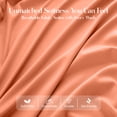 thumbnail image 5 of Lux Decor Full Size Bed Sheets - 6 Piece Ultra-Soft Microfiber Sheets Set, Deep Pocket Fitted Sheet, Flat Sheet & 4 Pillowcases, Breathable Hotel Luxury, OEKO-TEX Certified, Coral, 5 of 10