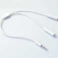 thumbnail image 3 of Naierhg 3.5mm Audio Music Splitter Cable Earphone Headphone Adapter 1 Male to 2 Female, 3 of 5