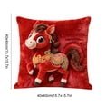 thumbnail image 3 of Fundas de almohada decorativas cuadradas de 45 x 45 cm con cremallera oculta | Fundas de cojín de tela suave para sala de estar, sofá y dormitorio, 3 of 6