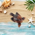 thumbnail image 2 of Yard Statues Outdoor And Garden Turtle WoodCarving Ocean Decoration Wooden Hand Carved Turtle Bathroom Decoration Beach Tropical Turtle Bathroom Decoration Wall Art, 2 of 9