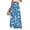 Blue, variant on Pants for Women Drawstring Wide Leg Floral Print Bottoms High Waist Side Split Hemed Trousers Casual Loose Pants,Green (XXL)