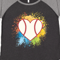 thumbnail image 4 of Inktastic Baseball Sports Heart Women's Plus Size T-Shirt, 4 of 5