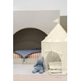 thumbnail image 6 of 3 Sprouts Kids Play Tent Playhouse Castle with Recycled Fabric for Indoor and Outdoor Games in Terrazzo Beige, 6 of 8