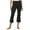 Black, variant on Flare Capri Legging 2-Pack (Black, Small)