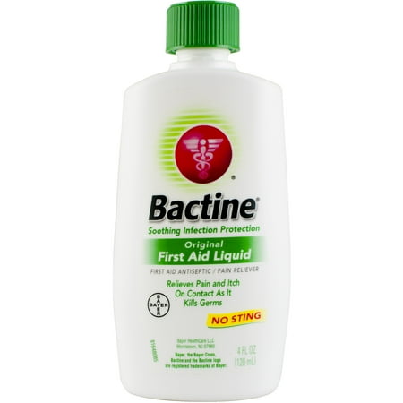 - Bactine Original First Aid Liquid, 4 Oz