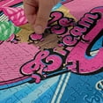 thumbnail image 4 of Ambesonne Vintage Jigsaw Puzzle Durable Cardboard, Ice Cream Illustration, 1000 pcs, Blue and Hot Pink, 4 of 5