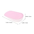 thumbnail image 3 of 1 par de gel de silicona suave y antideslizante, autoadhesivo, inserto en el talón trasero, altura interior invisible, medias almohadillas aumentadas, plantillas, agregue 2.5 cm - S (rosa), 3 of 8