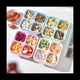 thumbnail image 3 of Contenedores para Refrigerios Reutilizables 4 Compartimentos Divididos Caja de Refrigerios Bento Recipientes para PreparacióN de Comidas con Refrigerios, Frutas, Nueces y Dulces, 3 of 6
