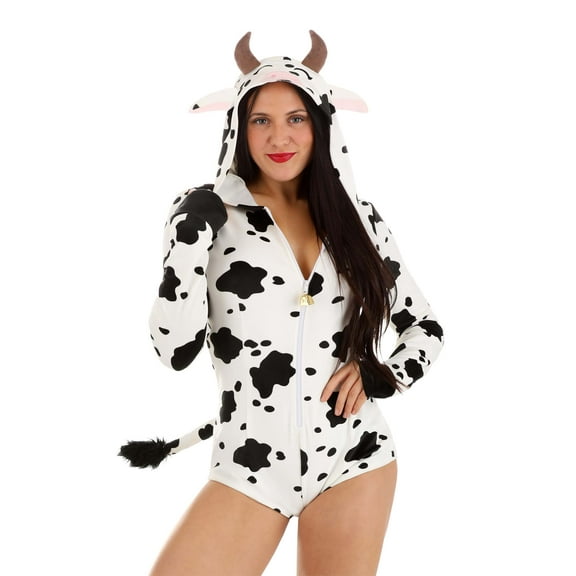 Women's Cow Costume Romper