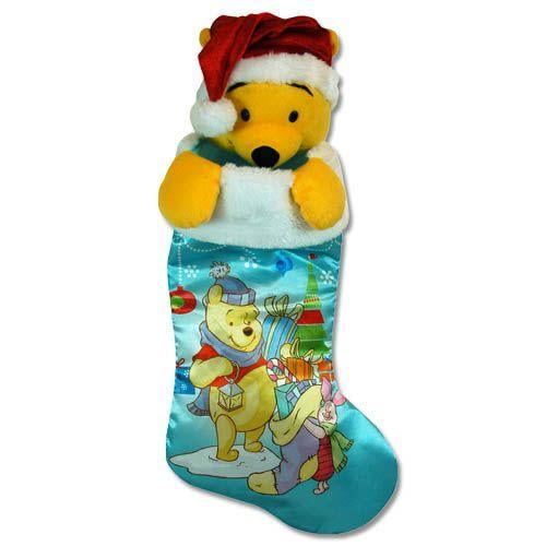 disney plush head christmas stockings