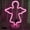 Pink, variant on LINLIN Neon Sign Lights, Angel Neon Sign LED Neon Light Night Lamp USB Battery Powered Led Neon Light Sign Bedroom Wall Decor