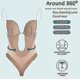 thumbnail image 3 of Women'S Backless Shapewear Deep V Neck Body Shaper For Low Back Dress, 3 of 4