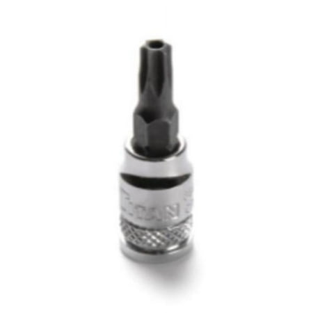 UPC: 0802090154270 | Titan 66827 Tool Tamper Proof Torx Bit Socket  1/4 In. Drive  T27  Chrome