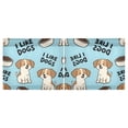 thumbnail image 3 of Dog Dog Food Pattern Tier Curtains Tier Kitchen Living Room Bedroom Balcony 2 Panels 27x36 Inch, 3 of 9