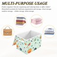 thumbnail image 6 of Yayeee Collapsible Storage Bin with Lid Fabric Closet Decorative Basket with Handles, Space Patterns, 6 of 7