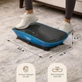 thumbnail image 6 of LifePro Shake Plate Vibration Plate Exercise Machine – Oscillation Vibrating Plate, Auto-Start 10 Speeds, Bluetooth Speaker, Quiet Compact, 220 lb Capacity -  Blue, 6 of 9