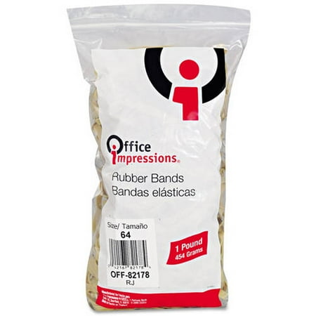 Office Impressions Rubber Bands, 350/Pack, 2 Pack