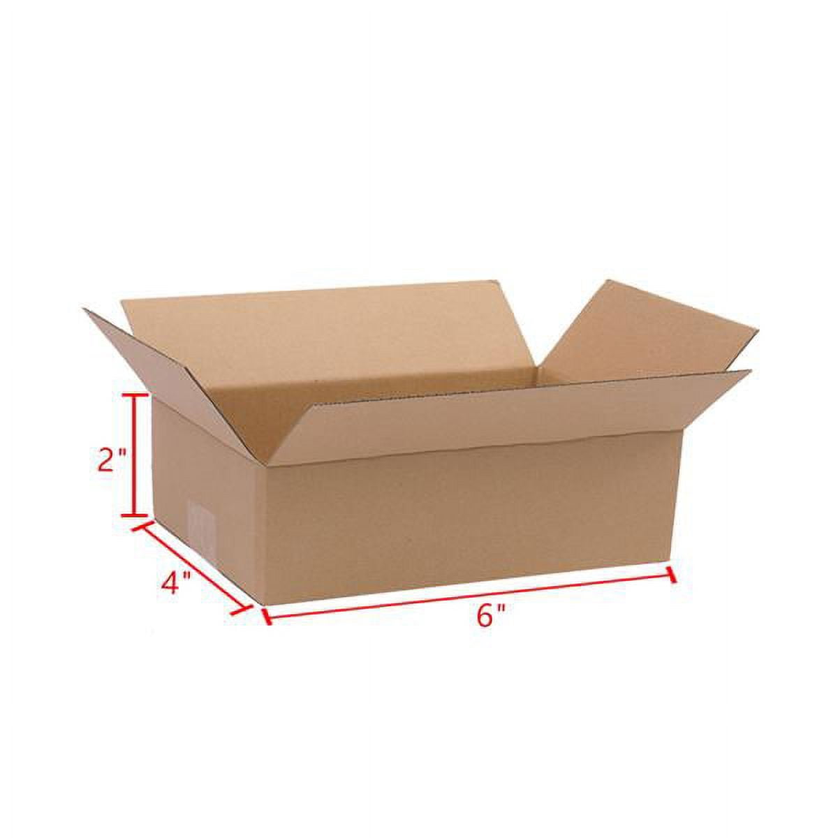 100 Corrugated Paper Boxes 6x4x2"（15.2*10.2*5.1cm）Yellow