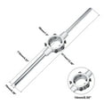 thumbnail image 2 of Uxcell 38mmx14mm Metric M12-M14 Round Die Stock Holder Handle Wrench Chrome Plated, 2 of 3