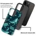 thumbnail image 2 of Case for iPhone 12 Pro Max,Marine Organism Exquisitely Pattern Double Protective Phone Cover Cases Soft Silicone for iPhone 12 Pro Max, 2 of 5
