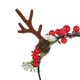thumbnail image 3 of Diadema de cuerno de asta de Navidad para mujeres y niñas, diadema para la cabeza, Hada decorativa, disfraz, accesorios para fiestas navideñas, 3 of 5